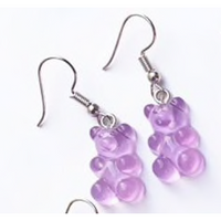 Gummy Bear Charm Earrings