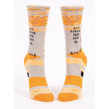 Just Taking This Shit In Women's Crew Socks