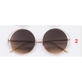 Oversize Wired Round Sunglasses