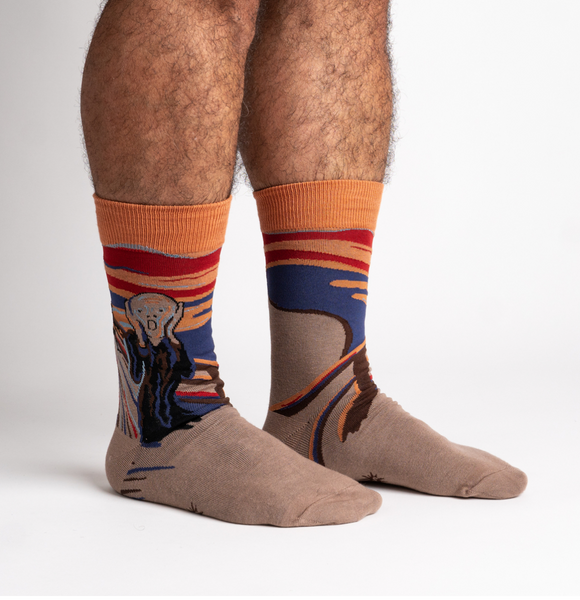 Sasquatch Scream Crew Socks - Men's Sizing