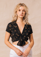 Spicy Noods Button-Up Shirt - Women's Fit