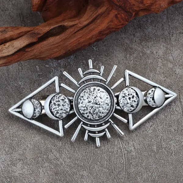 Moon Phase Hair Clip