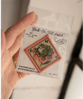 Frog Flower - Felt Sticky Patch