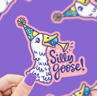 Silly Goose Vinyl Sticker