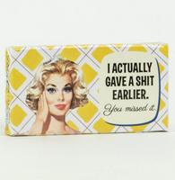 I Actually Gave A Shit Earlier Blue Q Gum