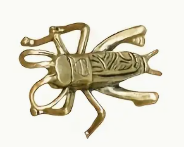 Brass Grass Hopper Miniature Figurines