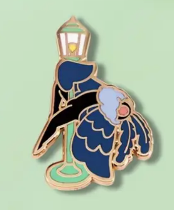 Mothman Lamp Alloy Pin