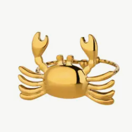 Golden Crab Ring