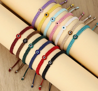 Single Evil Eye Braided Bracelet