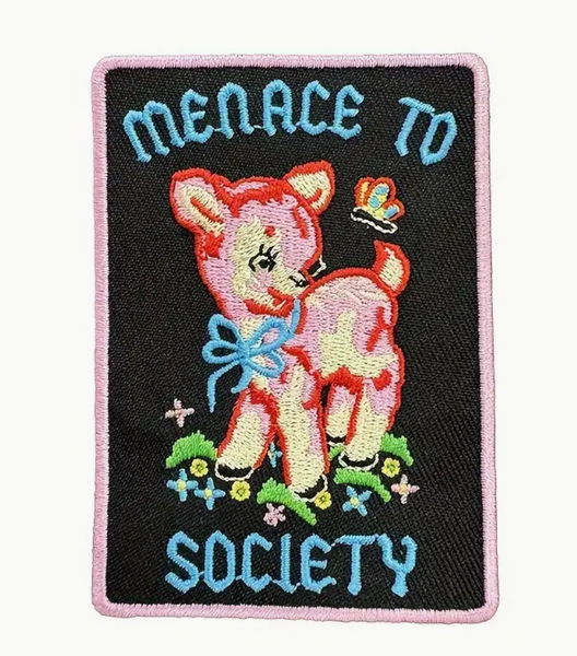 Menace to Society Lamb Iron On Patch