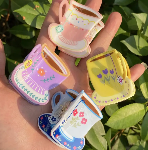 Assorted Teacup Hairclips