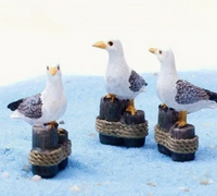 Miniature Gary Seagull Figurines