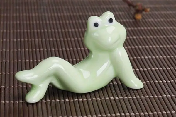 Glass Suggestive Frog Figurine