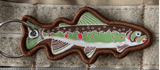 Fish Trout Fabric Keychains