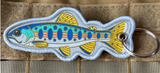 Fish Trout Fabric Keychains