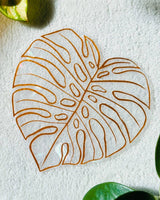 Monstera Leaf Suncatcher Sticker