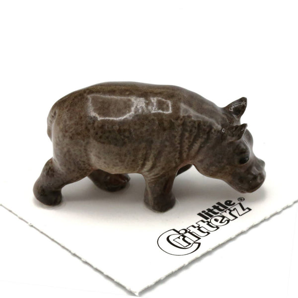House Hippo Porcelain Miniature