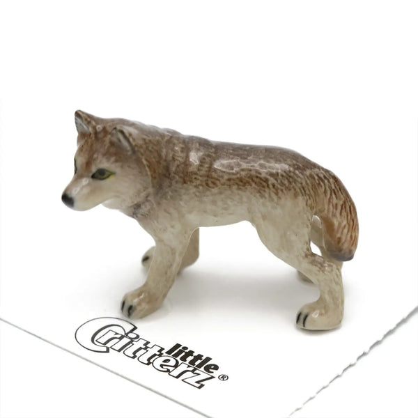 Timber Wolf Little Critterz figurine