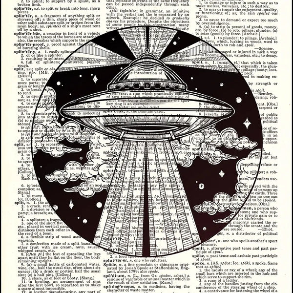 Alien Dictionary Print