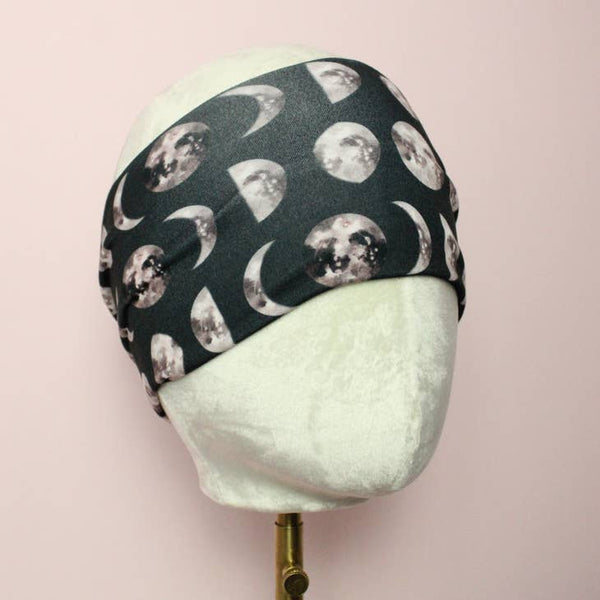Moon Phase Stretchy Head Band