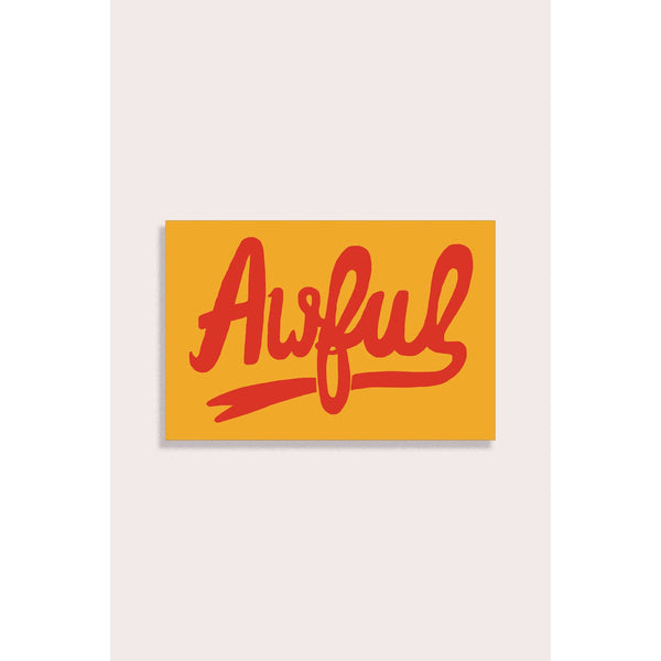 Awful Vinyl Sticker