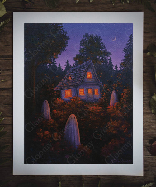 Gloomy Grove "Autumn Dusk" | Fine Art Print: 8x10