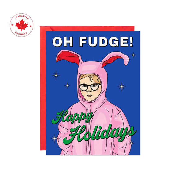 Ralphie Bunny Oh Fudge! Greeting Card