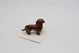 Julie Red Dachsund Porcelain Miniature