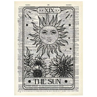 The Sun Tarot Dictionary Print