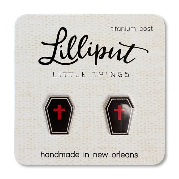 Coffin Stud Earrings