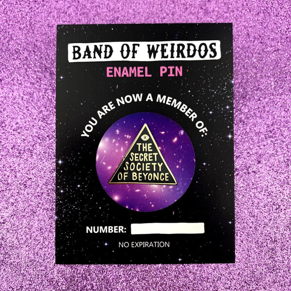 The Secret Society of Beyonce Enamel Pin