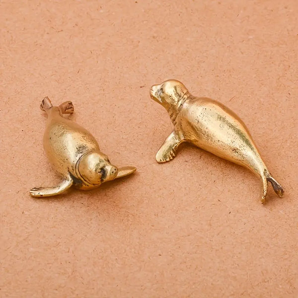 Brass Seal Miniature Figurines