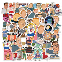 King of The Hill Novelty Stickers