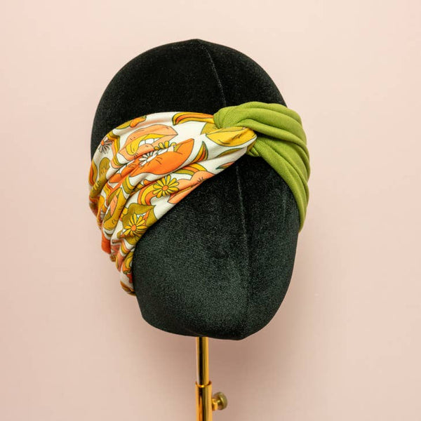 Psychedelic Kisses Stretch Twist Head Band