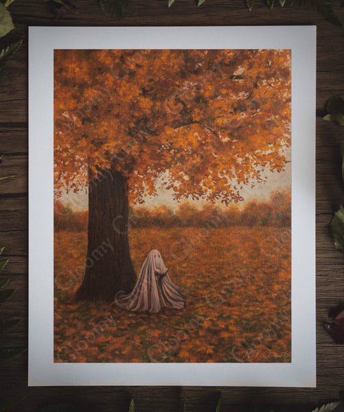 Gloomy Grove "The Reader" Fine Art Print: 8x10
