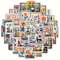 Cute Postage Animal Stickers