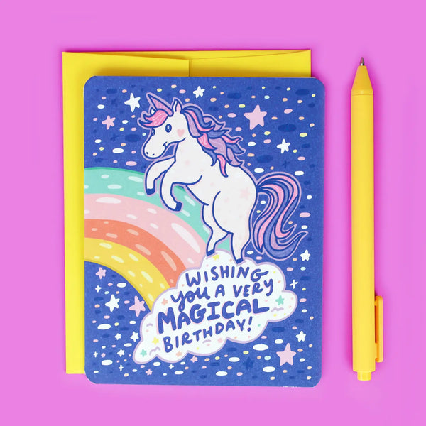 Magical Unicorn BirthdayGreeting Card