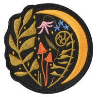 Moon Mushroom Floral Patch