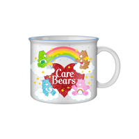 Care Bears Rainbow Heart Glitter 20oz. Ceramic Camper Mug