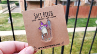 Wizard Frog Acrylic Pin