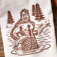 Bigfoot Tea Towel