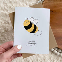 Ha-Bee Birthday Greeting Card