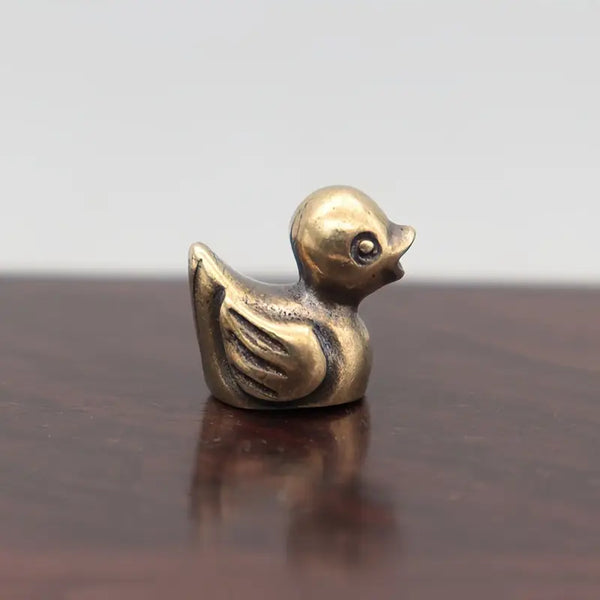 Brass Tiny Duck Miniature Figurines