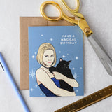 Sabrina The Teenage Witch Have a Magical Birthday 90's Pop Culture Birthday Greeting Card