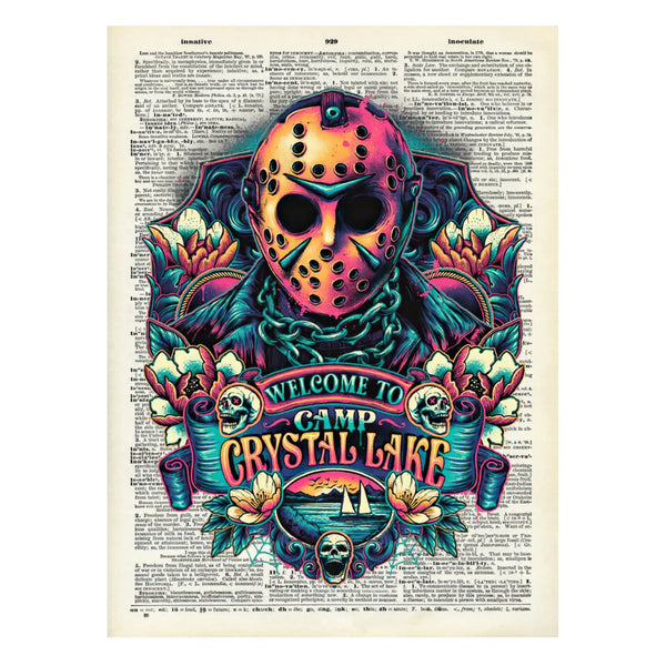 Friday the 13th Dictionary Print