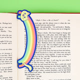 Rainbow Kitty Cat Pride LGBTQ Ally Bookmark