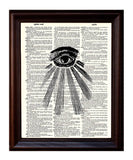 All Seeing Eye Dictionary Print