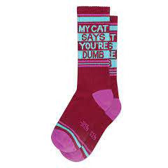 My Cat Says You're Dumb Gym Socks