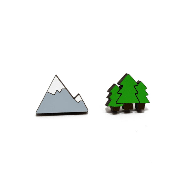 Wooden Mountain and Tree Studs
