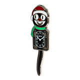 Kit Cat Clock Santa Lapel Pin